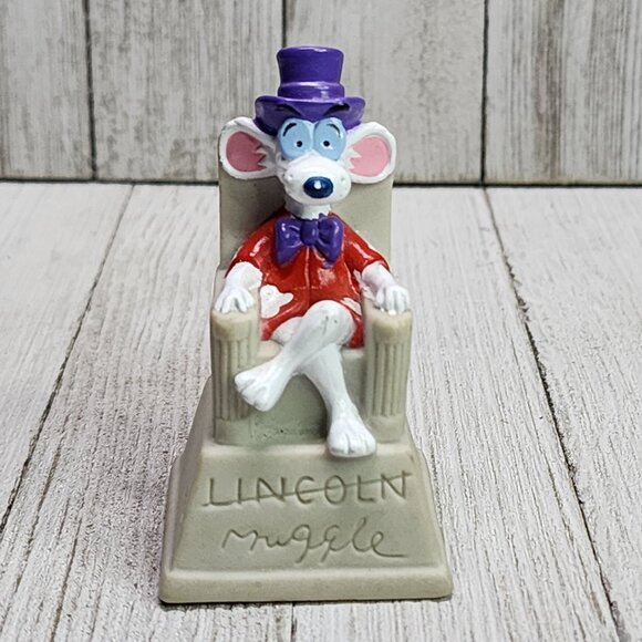 Vintage Burger King Kids Club Toy Lincoln Muggle Rat 1992 Capitol Critters - Picture 1 of 7